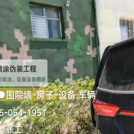 南川数码迷彩漆施工
